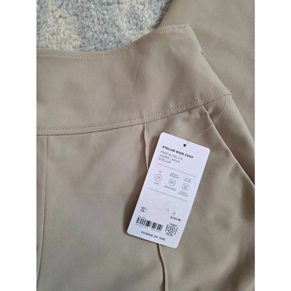 Athleta Stella Wide Crop Pants US 6 NWT $128 - Picture 8 of 10